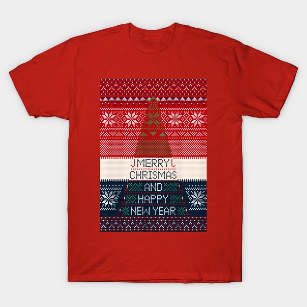 Merry Christmas and Happy New Year T-Shirt by xartt